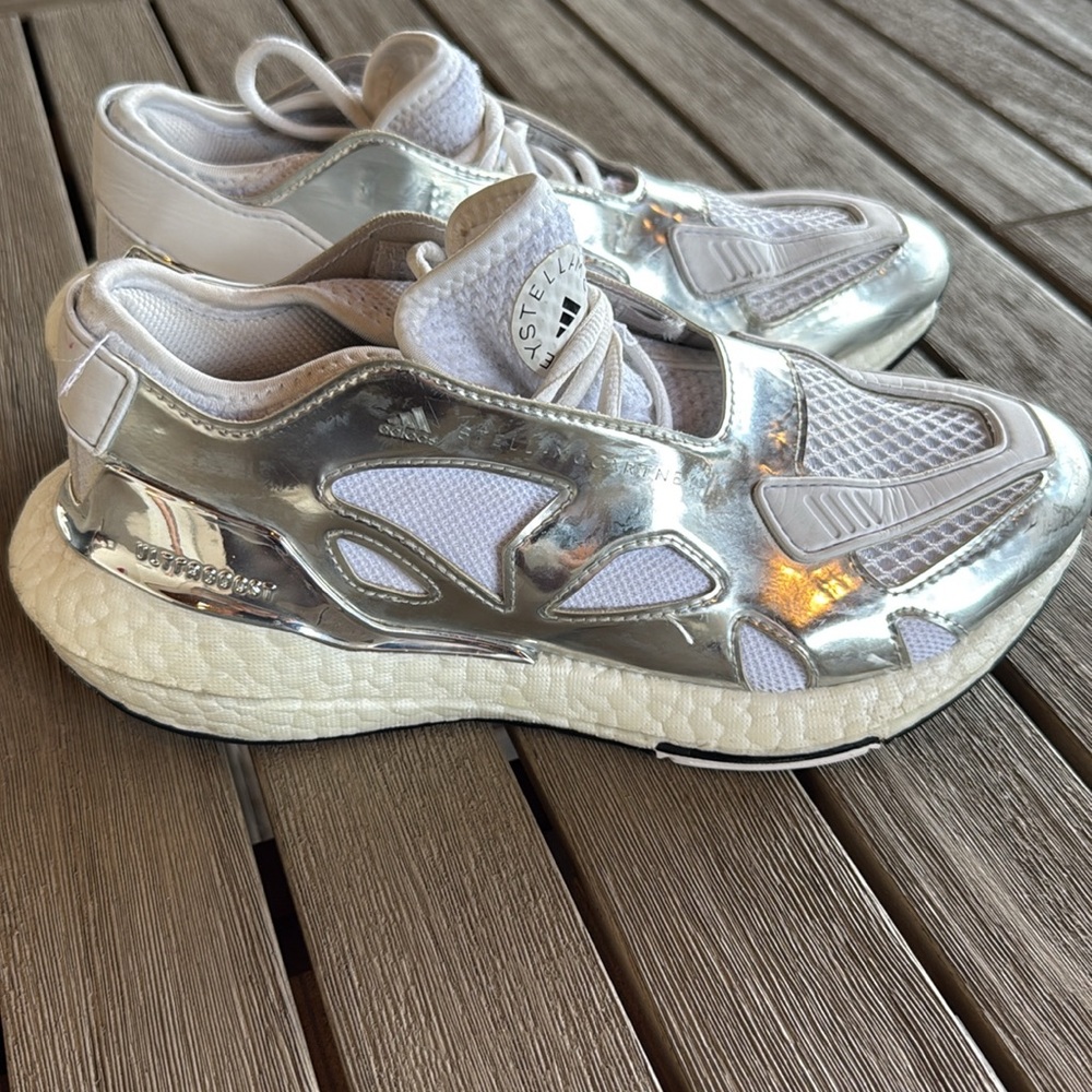 Adidas Stella McCartney Ultraboost white and silver - Picture 3 of 9